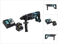 Makita Akku-Bohrhammer DHR 241 RG Akku Bohrhammer 18 V 2,0 J SDS plus + 2x Akku...