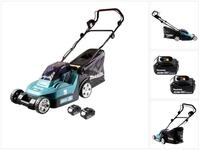 Makita Akkurasenm&auml;her DLM 382 F2 Akku Rasenm&auml;her 36 V (2x 18 V) 38 cm 40 l +...