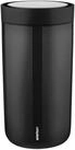 Stelton Thermobecher To Go Click Schwarz 200 ml, Edelstahl, Kunststoff