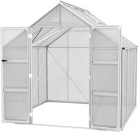 Vitavia Gew&auml;chshaus Domus 6700, BxTxH: 257 x 263 x 253,9 cm, 3 mm Wandst&auml;rke, mit