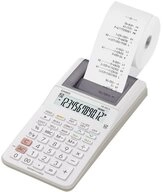 CASIO Taschenrechner Druckender Tischrechner HR-8RCE-WE, Angewinkeltes Display