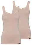 Skiny Tanktop Cotton Advantage (2-tlg) Tr&auml;gertop, Muskelshirt, &Auml;rmelloses Shirt