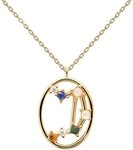 PDPAOLA Goldkette PDPaola ZODIAC CO01-350-U Damenhalskette