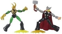 Hasbro Actionfigur Avengers Bend and Flex Thor gegen Loki