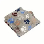 Nobby Hundebett Fleece Plaid "LISSI" Classic, hellgrau, 100x150cm