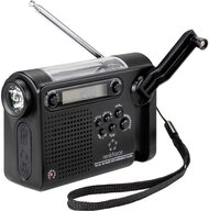 Renkforce Notfall-Kurbelradio (UKW/MW/KW RF-4694806 Radio (wiederaufladbar,