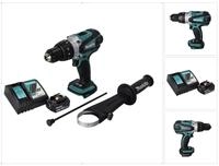 Makita Akku-Schlagbohrschrauber DHP 458 RT1 Akku Schlagbohrschrauber 18 V 91 Nm...