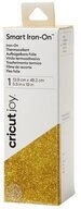 Cricut Dekorationsfolie Joy Smart Iron-On B&uuml;gelfolie Gold Glitzer, 13,9 cm x 48,2