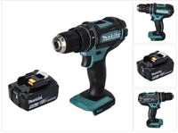Makita Akku-Schlagbohrschrauber DHP 482 T1 Akku Schlagbohrschrauber 18 V 62 Nm...