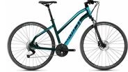 Ghost Crossrad 28" SQUARE Cross Base AL W uni petrol/ocean S, 9 Gang Shimano Alivio