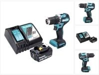 Makita Akku-Schrauber DDF 487 RF1 Akku Bohrschrauber 18 V 40 Nm Brushless + 1x...