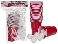 Out of the Blue Bar-Set Beer Pong Set mit 15 B&auml;llen und 22 Bechern