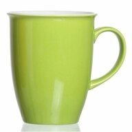 Ritzenhoff & Breker Becher Doppio Gr&uuml;n 320 ml, Porzellan