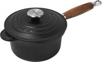 LE CREUSET Kochtopf Steelpan Tradition &Oslash; 18 cm, 1,8 l, mattschwarz, Gusseisen