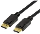 LogiLink LOGILINK DisplayPort-Kabel CV0121 Stecker/Stecker 8K 60Hz schwarz 3m...