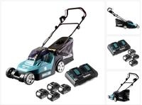 Makita Akkurasenm&auml;her DLM 382 PF4 Akku Rasenm&auml;her 36 V (2x 18 V) 38 cm 40 l +...