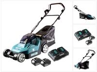 Makita Akkurasenm&auml;her DLM 382 PG2 Akku Rasenm&auml;her 36 V (2x 18 V) 38 cm 40 l +...