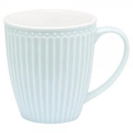 Greengate Becher Alice Becher mit Henkel pale blue 0,4&nbsp;l, Steingut
