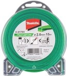 Makita Akku-Rasentrimmer Makita M&auml;hfaden Four Leaf 2,0 mm x 15 m E-01769