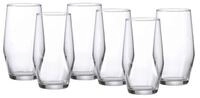Ritzenhoff & Breker Longdrinkglas Salsa Longdrinkgl&auml;ser 370 ml 6er Set, 6-tlg., Glas