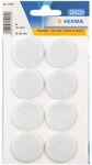HERMA Filzgleiter Herma 15004 Filzgleiter - &Oslash;28 mm, wei&szlig;, 8 St&uuml;ck