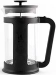 BIALETTI Kaffeebereiter, 1l Kaffeekanne, hitzebest&auml;ndiges Borosilikatglas