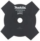 Makita Akku-Rasentrimmer Makita 4-Zahn-Schlagmesser 230x25,4mm D-66008