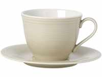 Villeroy & Boch Geschirr-Set Villeroy & Boch Kaffeetasse LOOP beige (H 10 cm) H...