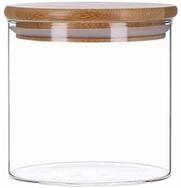 TP Vorratsglas mit Bambusdeckel, luftdicht, stapelbar Sp&uuml;lmaschinenfest und