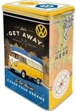 Nostalgic-Art Kaffeedose Aromadose - Volkswagen - VW Bulli - Get Away!