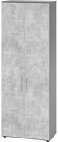 HAMMERBACHER Aktenschrank Schrank 6OH BxTxH 80x42x215,6cm Griff BS Graphit/Beton