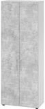HAMMERBACHER Aktenschrank Schrank 6OH BxTxH 80x42x215,6cm Griff BS Grau/Beton