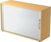 HAMMERBACHER Aktenschrank Rolladenschrank 2 OH BxTxH 120x40x74,8cm Griff BM