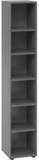 HAMMERBACHER Regal Regal 6OH 80x40x215,6cm Graphit