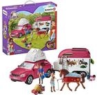 Schleich&reg; Spielwelt 42535 Horse Club Abenteuer mit Auto und Pferdeanh&auml;nger