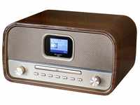 Soundmaster DAB970BR1 Retro Kompaktanlage Stereo DAB+ CD Player MP3 USB...