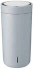 Stelton Thermobecher doppelwandiger Thermobecher to go click 0,4 l - soft cloud,