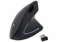 Equip Equip Optische Ergonomic Maus kabellos USB Rechtshänder sw Mäuse
