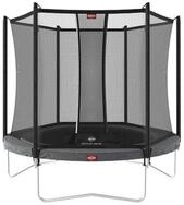 Berg Gartentrampolin rund 330 cm grau mit Sicherheitsnetz Comfort Favorit...
