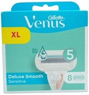 Gillette Venus Rasierklingen Deluxe Smooth Sensitive, 8-tlg., 8er Pack