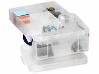 Really Useful Products Box Aufbewahrungsbox 21L transparent 45x35x20cm...