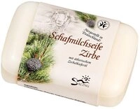 Saling Feste Duschseife Schafmilchseife Zirbe, 100 g