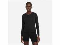 Nike Trainingsshirt DRI-FIT ONE WOMEN'S STANDARD FIT LONG-SLEEVE TOP, schwarz