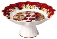 Villeroy & Boch Schale Toy's Fantasy Schale auf Fuss Santa liest Wunschz., Premium