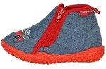 Playshoes Hausschuh Feuerwehr Hausschuh blau 28-29 EU