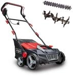 Scheppach Elektro-Vertikutierer / L&uuml;fter SC38, 38 cm Arbeitsbreite, (Set, 3-tlg),