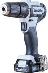 Makita Schlagbohrmaschine HP 333 DSAW Akku Schlagbohrschrauber 12 V 30 Nm Wei&szlig;...