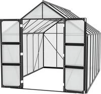 Gew&auml;chshaus VITAVIA "Domus 9900", schwarz, B:257cm H:253,9cm T:387cm,