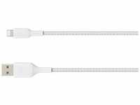Belkin Lightning Lade/Sync Kabel ummantelt mfi 15cm Smartphone-Kabel, USB Typ A,