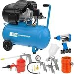 G&uuml;de Kompressor Set 405/10/50 15 TLG, 2200 W, max. 10 bar, 50 l, Set, 2,2 kW,...